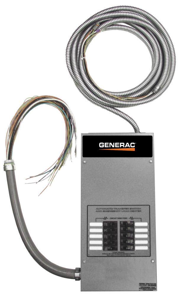 10-circuit 50 Amp ATS - NEMA 1 CUL