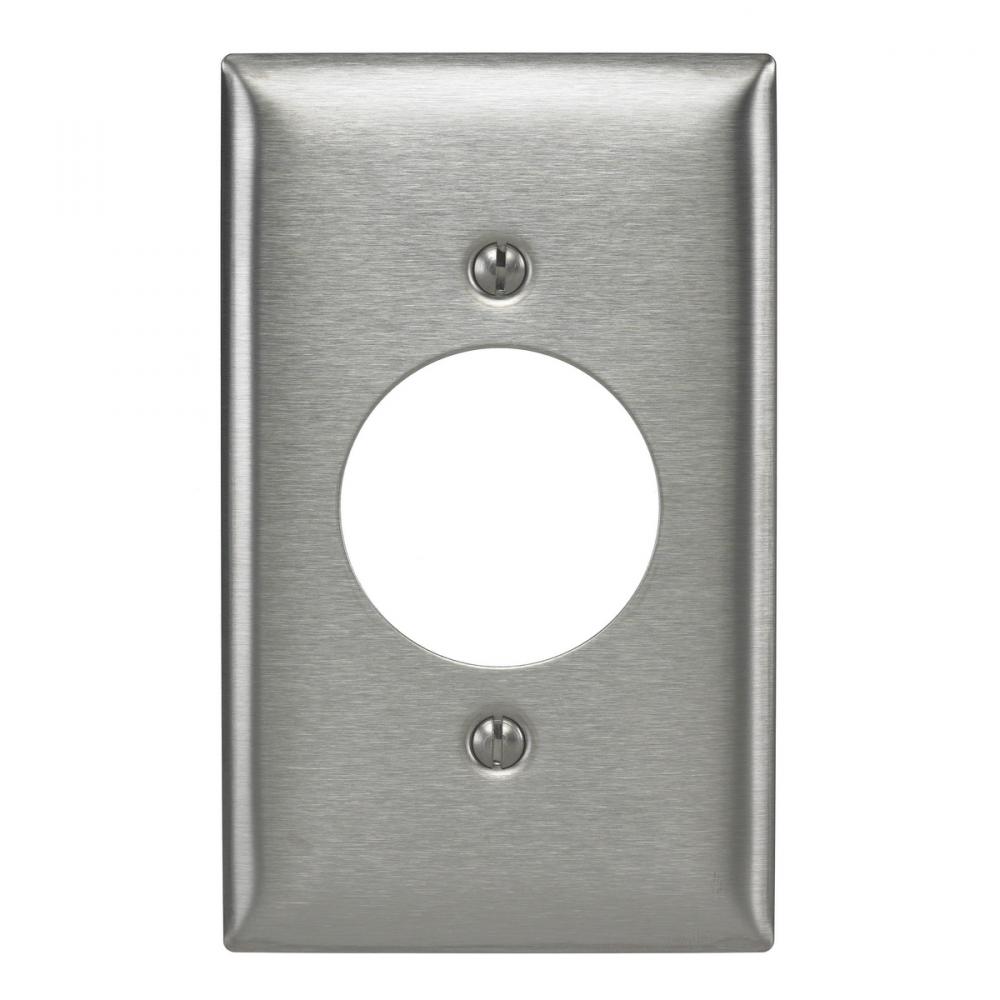 WALLPLATE, 1-G, 1.60&#34;, SS