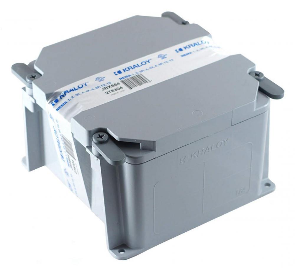 8&#34;x8&#34;x4&#34; PVC JUNCTION BOX KRALOY