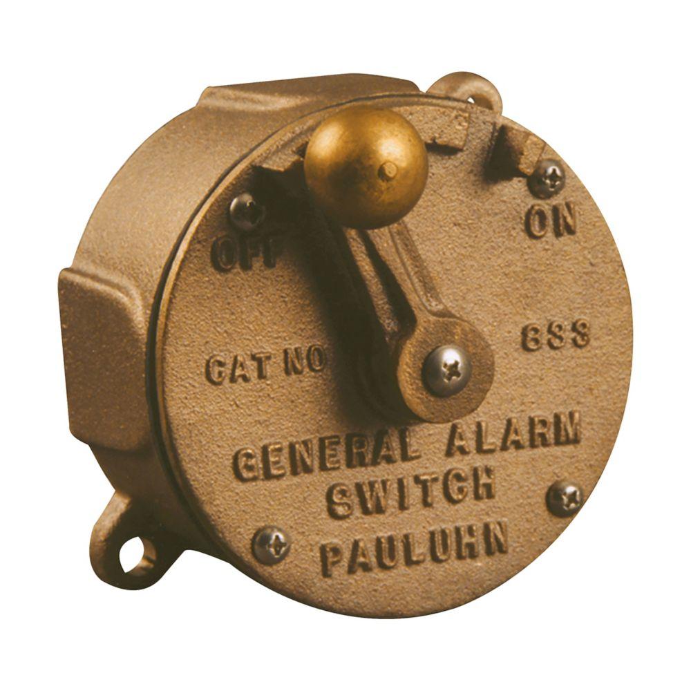 GENERAL ALARM SW BR FLUSH