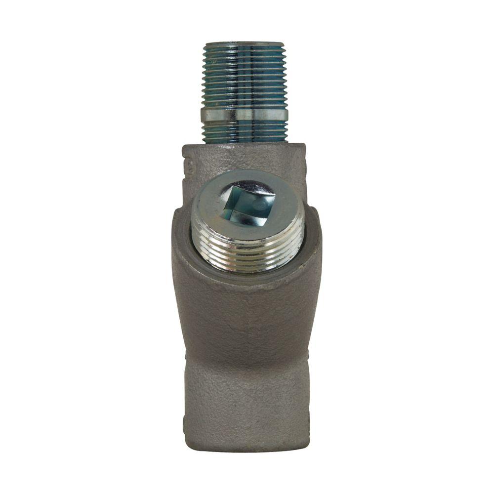 3/4 NPT MALE/FEM CST IRON VERT SEAL FTG