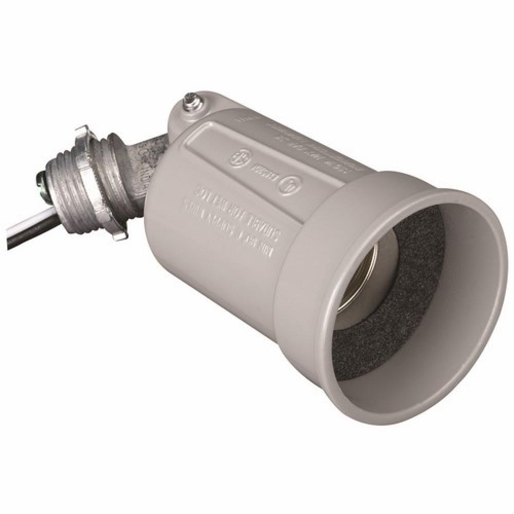 OUTDOOR LAMPHOLDER GRAY