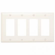 Legrand-Pass & Seymour TP264W - TRADEMASTER PLATE 4G 4 DECOR W