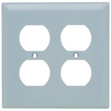 Legrand-Pass & Seymour TP82GRY - TRADEMASTER PLATE  2G 2 DUPLEX GRY