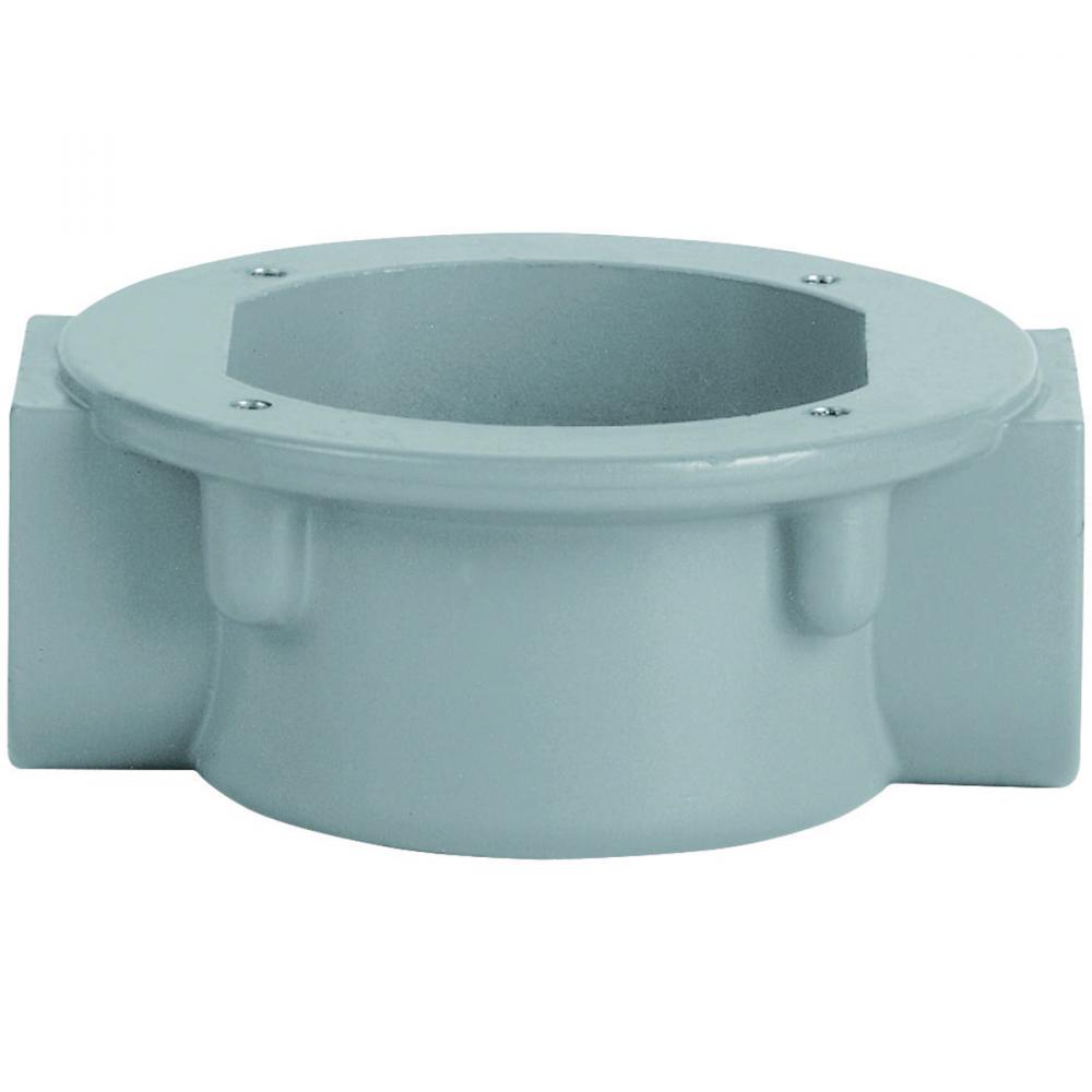 SPLICE BX CEILING MT 1/2&#34; HUB W/ 2 HOLES